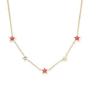 Kendra Scott -  Kayla Strand Necklace - Gold/Red Gold/Red
